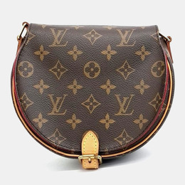 Louis Vuitton: Коричневая сумка 