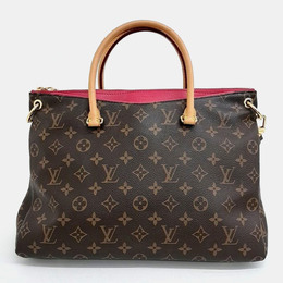 Louis Vuitton: Коричневая сумка 