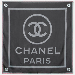 Chanel: Чёрный шарф 