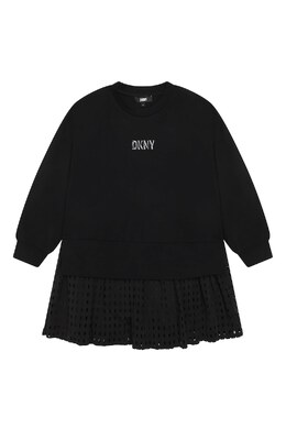 DKNY: Платье с разрезом 