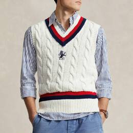 Polo Ralph Lauren: Белый жилет 