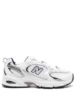 New Balance: Белые кроссовки 