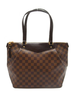 Louis Vuitton Pre-Owned: Коричневая сумка-шоппер 