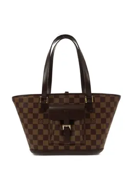 Louis Vuitton Pre-Owned: Коричневая сумка-шоппер 