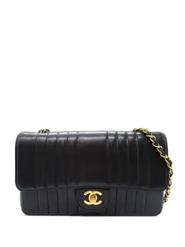 CHANEL Pre-Owned: Чёрная сумка 