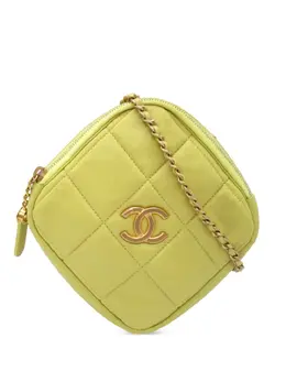 CHANEL Pre-Owned: Жёлтая сумка 