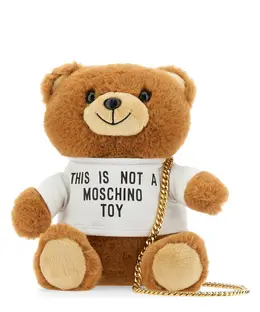 Moschino: Многоцветная сумка через плечо  Teddy Bear