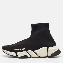 Balenciaga: Чёрные кроссовки  Speed.2