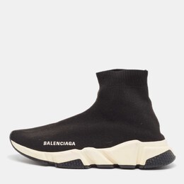 Balenciaga: Чёрные кроссовки  Speed Trainer