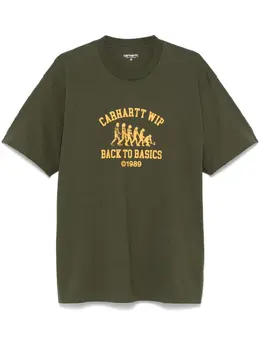 Carhartt WIP: Футболка цвета хаки 