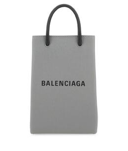 BALENCIAGA: Серебристая сумка 