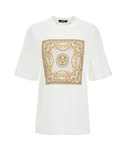 VERSACE: Короткая футболка 