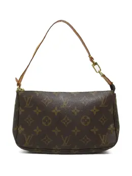 Louis Vuitton Pre-Owned: Коричневый клатч 