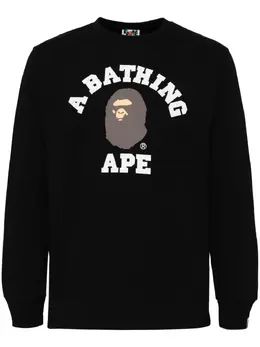 A BATHING APE®: Длинная футболка 