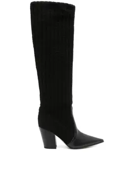Gianvito Rossi: Чёрные ботинки 