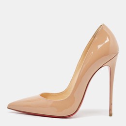 Christian Louboutin: Бежевые туфли  Pigalle