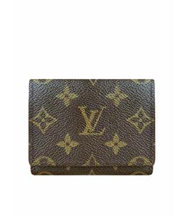 LOUIS VUITTON: Коричневый картхолдер 