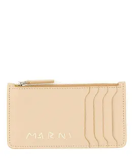 Marni: Бежевый картхолдер 