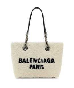 BALENCIAGA: Белая сумка 