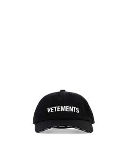 VETEMENTS: Чёрная кепка 