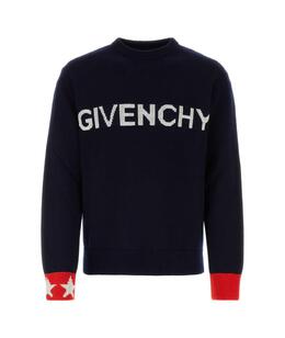 GIVENCHY: Голубой свитер 