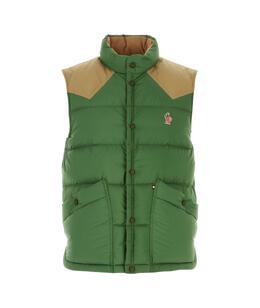 MONCLER: Зелёный жилет 