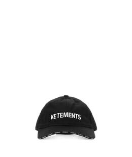 VETEMENTS: Чёрная кепка 