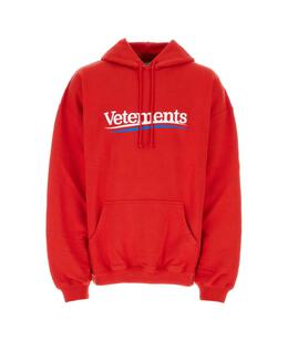 VETEMENTS: Красная толстовка 