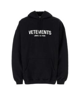 VETEMENTS: Чёрная толстовка 