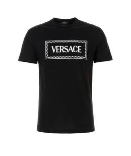 VERSACE: Чёрная футболка 