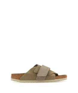 BIRKENSTOCK: Зелёные шлёпанцы 