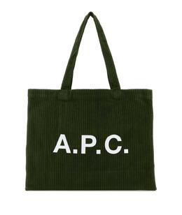 A.P.C.: Сумка цвета хаки 