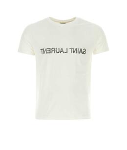 SAINT LAURENT: Белая футболка 