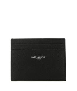 SAINT LAURENT: Чёрный картхолдер 
