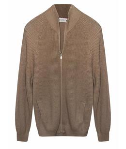 BRUNELLO CUCINELLI: Бежевый кардиган 