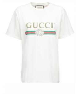 GUCCI: Белая футболка 