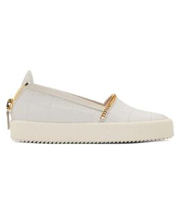 GIUSEPPE ZANOTTI DESIGN: Белые мокасины 