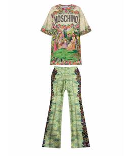 MOSCHINO: Хлопковый костюм 