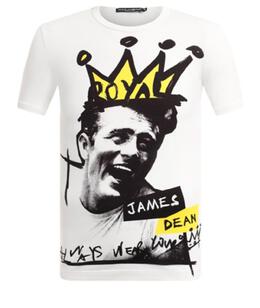 DOLCE&GABBANA: Белая футболка 