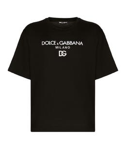 DOLCE&GABBANA: Чёрная футболка 