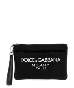 DOLCE&GABBANA: Клатч с принтом 