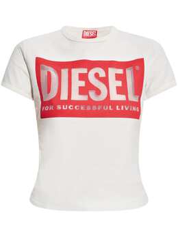 Diesel: Хлопковая футболка 