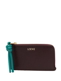 Loewe: Бордовый картхолдер 