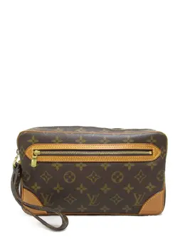 Louis Vuitton Pre-Owned: Коричневый клатч 