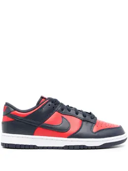 Nike: Красные кроссовки  Dunk Low Retro