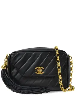 CHANEL Pre-Owned: Чёрная сумка 
