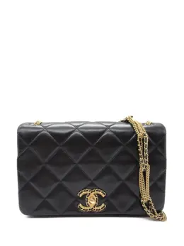 CHANEL Pre-Owned: Чёрная сумка 