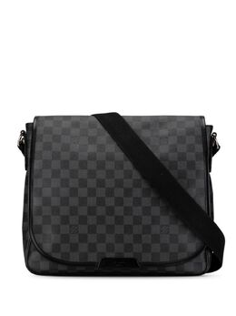 Louis Vuitton Pre-Owned: Чёрная сумка через плечо 