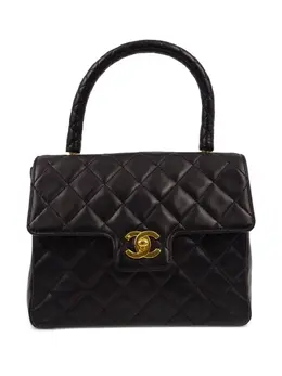 CHANEL Pre-Owned: Чёрная сумка 