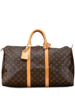 Louis Vuitton Pre-Owned: Коричневая сумка 